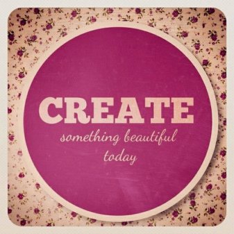 Δημιουργήστε κάτι όμορφο σήμερα